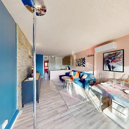 아파트 Le Melrose Port Nature 5 Village Naturiste Cap D'agde 아그