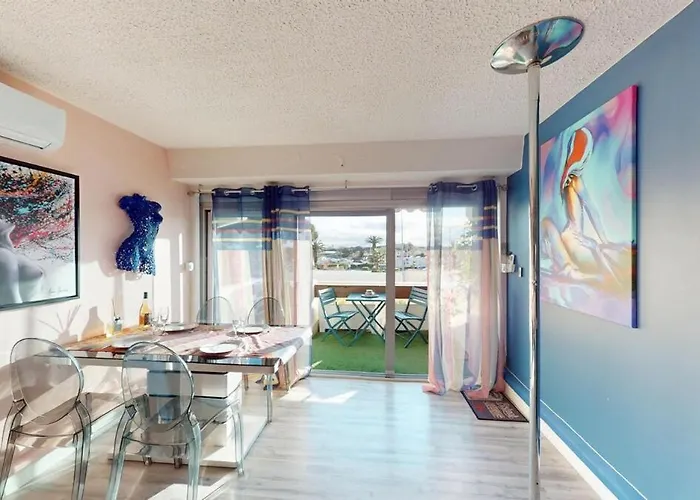 Le Melrose Port Nature 5 Village Naturiste Cap D'agde 아파트 아그